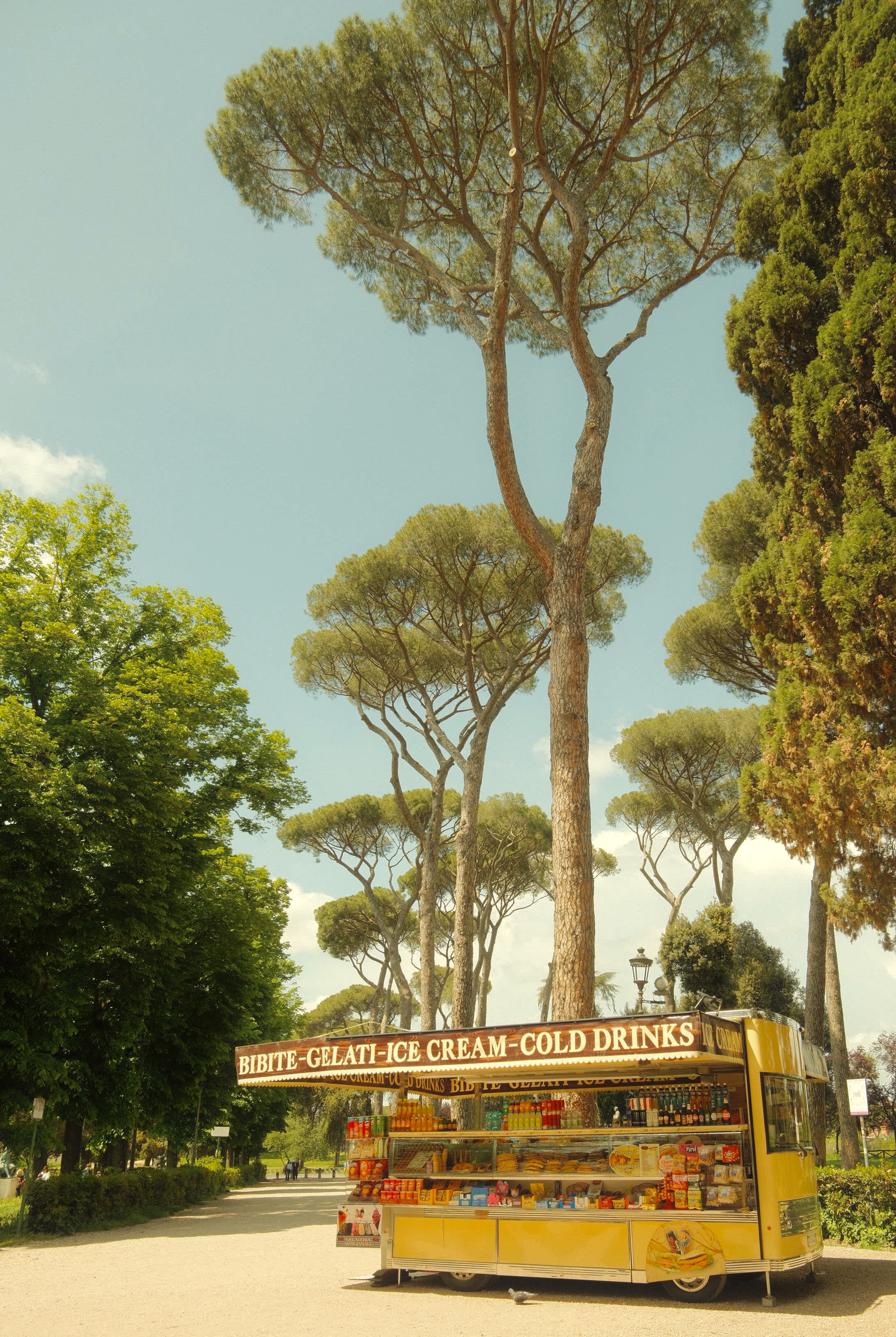 Gelato cart, Rome