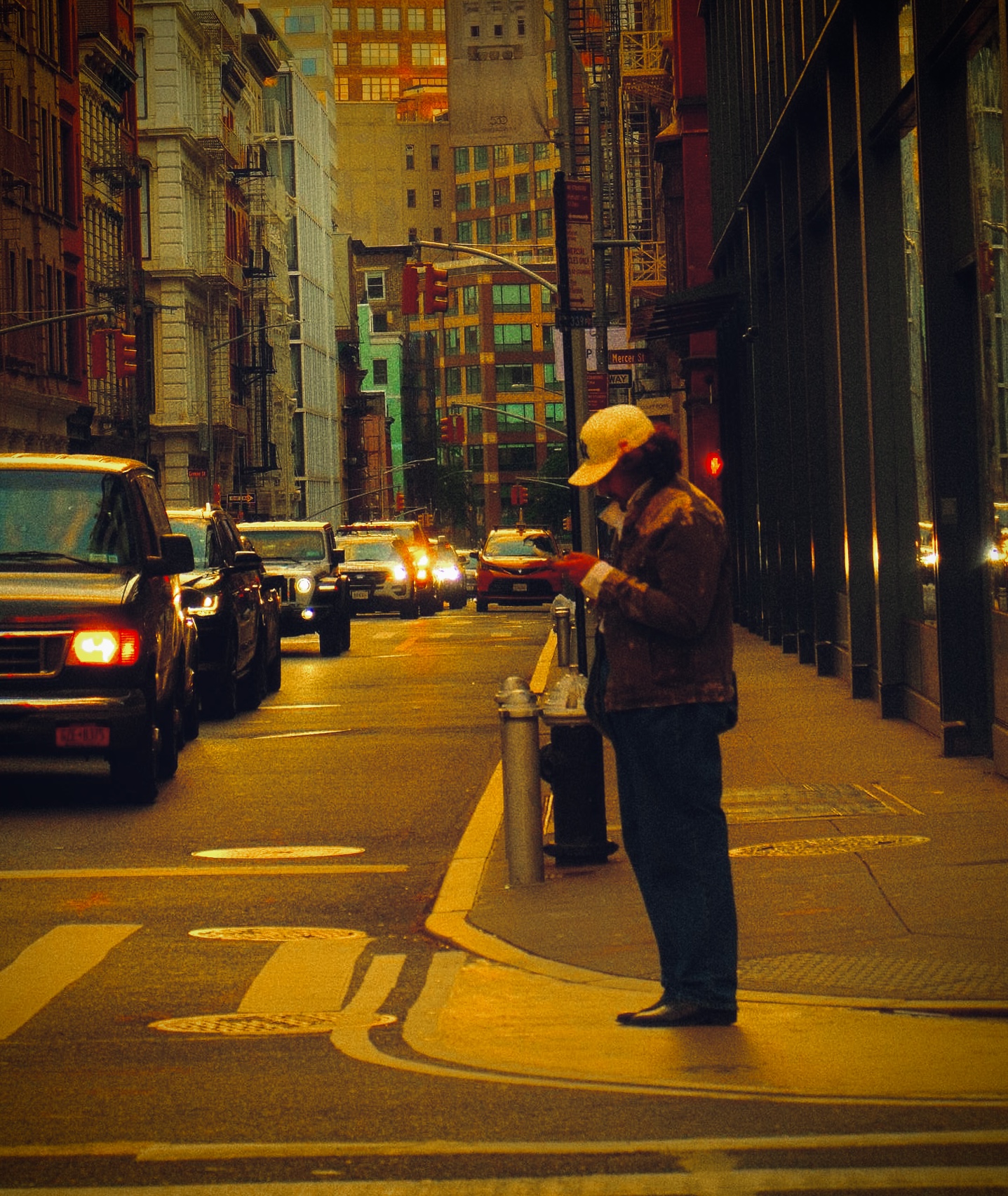 SoHo at dusk, New York